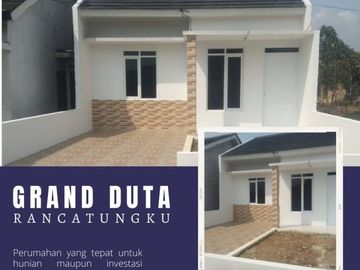 Rumah Siap Huni, Gratis Pagar Canopy, di Grand Duta Rancatungku