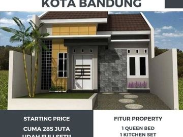 Rumah 285 Jutaan Full Set Di Cibiru Bandung Timur