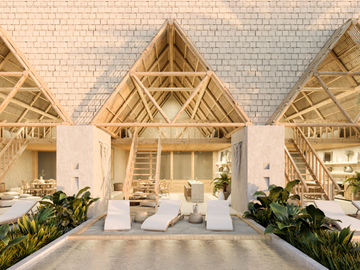 Penthouse frente al mar en venta Playa del Carmen, en Corasol, comunidad priv