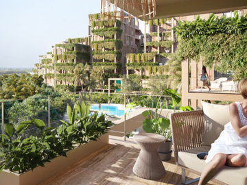 Penthouse frente al mar en venta Playa del Carmen, en Corasol, comunidad priv