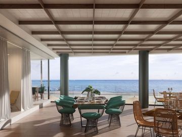 Penthouse frente al mar en venta Playa del Carmen, en Corasol, comunidad priv
