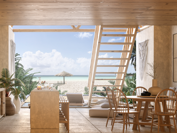 Penthouse frente al mar en venta Playa del Carmen, en Corasol, comunidad priv