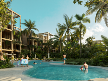 Penthouse frente al mar en venta Playa del Carmen, en Corasol, comunidad priv