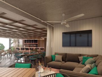 Penthouse frente al mar en venta Playa del Carmen, en Corasol, comunidad priv