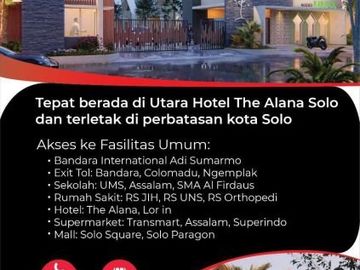 Rumah Syariah Di Colomadu Karanganyar Utara Hotel Alana Solo