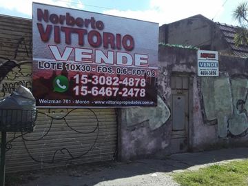 CASA ANTIGUA - LOTE DE 10X32 HAEDO SUR