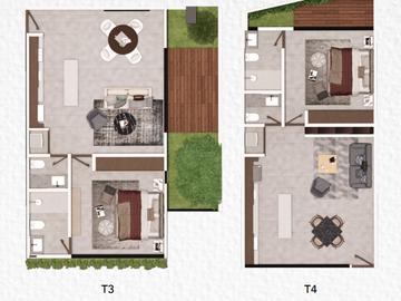 Departamento en venta Mérida Yucatán, Tabalta Temozón Norte