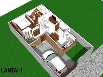 RUMAH 2 LANTAI TERLARIS DEKAT JALAN UTAMA SESETAN DENPASAR