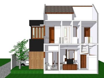 RUMAH 2 LANTAI TERLARIS DEKAT JALAN UTAMA SESETAN DENPASAR