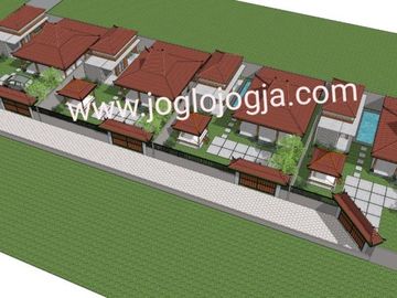 DIjual Rumah Joglo Siap Bangun di Tempel Sleman Yogyakrta SHM, Cocok untuk Investasi Panjang