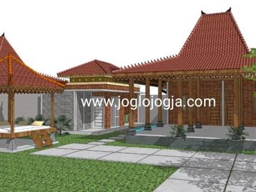 DIjual Rumah Joglo Siap Bangun di Tempel Sleman Yogyakrta SHM, Cocok untuk Investasi Panjang
