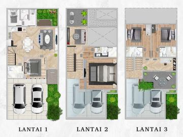 Rumah mewah 3 lantai strategis di Jakarta Timur