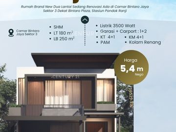 Dijual Rumah Brand New Di Camar Bintaro Jaya Sektor 3