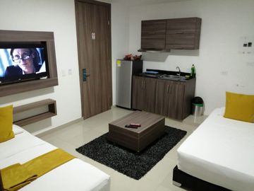 apartaestudio en venta en urbanización la flora. Cod V15598