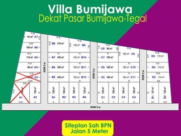 30 Jt-an : Kapling SHM Darat View Sawah Bumijawa dan Kota
