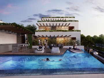 Departamento en venta en la Veleta, Tulum. ¡El precio más bajo!