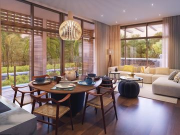 Departamento en venta en la Veleta, Tulum. ¡El precio más bajo!
