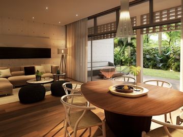 Departamento en venta en la Veleta, Tulum. ¡El precio más bajo!