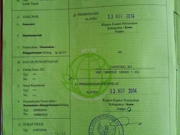 Tanah Dijual Di Tlogo Klaten Timur Candi Prambanan