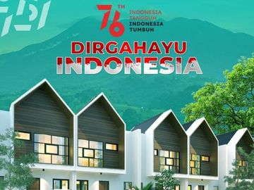 Rumah VILLA SEJUK ASRI KONSEP SMARTHOME DKT PUNCAK DI CUGENANG CIPANAS
