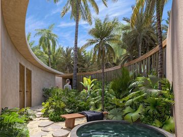 Departamento Planta Baja de 2 Recámaras a metros de la Playa en Chicxulub Puerto
