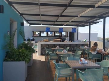 Penthouse, a pasos de la Quinta Avenida y 650 metros de la playa, cine, albercas