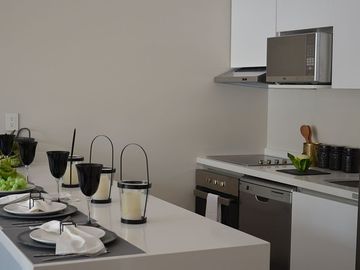 Penthouse, a pasos de la Quinta Avenida y 650 metros de la playa, cine, albercas