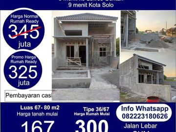 Rumah Ready Solo Rumah Ready Mayang Gatak Rumah Ready GentanTanah Baki