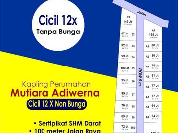 SHM Darat Pecah Unit, Dekat Pasar Kedungsukun Adiwerna : Mulai 60 Jt-an