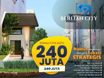 Perumahan Murah Daerah Sidoarjo Kota 240 JT, Berlian City