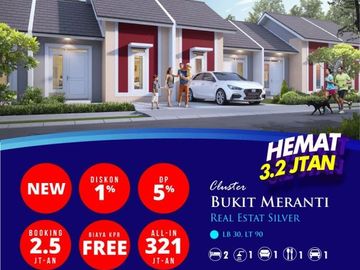 Meranti Type 2B. 30/90 Rumah Baru 2 Kamar