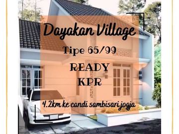 Rumah Jogja Siap Bangun FREE Paket Interior di Dayakan Sleman