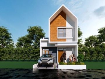 Dibawah 600 Juta Rumah Mezanine Scandinavian 2LT Terlaris di Tanimulya Ngamprah Bandung Barat