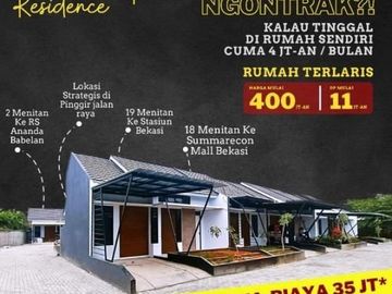 rumah murah bekasi balesan bekasi DP 0% dekat ke jakarta
