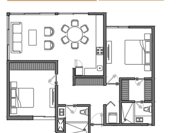 Departamento en venta en Mérida, Sei park, Santa Gertrudis Copó ( Mod. 2 Rec)