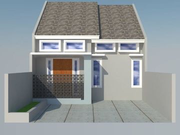 Rumah Proses Bangun Akses Jalan Depan 4 Meter Dekat Lapangan Denggung