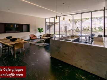 Apartamento con terraza, techos altos, piscina, pet friendly, venta Bosque Real