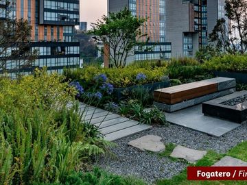 Apartamento con terraza, techos altos, piscina, pet friendly, venta Bosque Real
