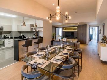 Apartamento con terraza, techos altos, piscina, pet friendly, venta Bosque Real
