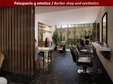 Apartamento con terraza, techos altos, piscina, pet friendly, venta Bosque Real