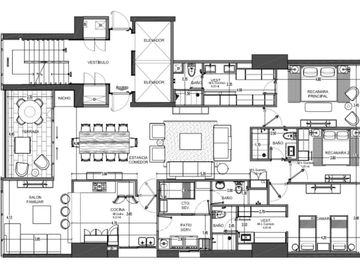 Apartamento con terraza, techos altos, piscina, pet friendly, venta Bosque Real
