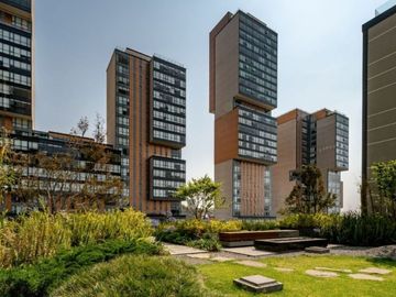 Apartamento con terraza, techos altos, piscina, pet friendly, venta Bosque Real