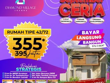 Perumahan Di Dekat Juanda 355 Juta, Diamond Village Juanda 1