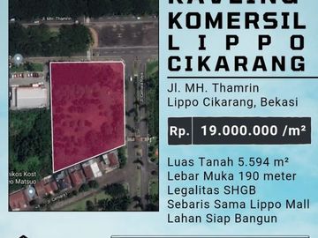 KAVLING KOMERSIAL LIPPO CIKARANG