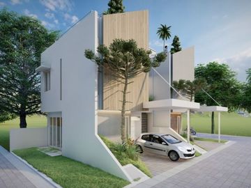 Dijual rumah mewah cantik rasa villa sejuk asri di pusat kota jakarta selatan bintaro