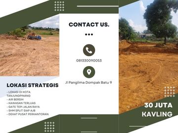 Tanah Kavling Pusat Kota Tanjung PInang Terluas