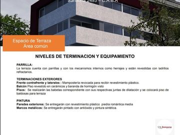 Exclusivo 2 ambientes  Sanabria 2400 Villa Devoto con balcon  Parrilla