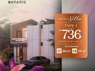 Rumah Harga Murah Desain Baru di Cendana Botanic Lippo Karawaci