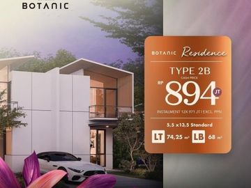 Rumah Harga Murah Desain Baru di Cendana Botanic Lippo Karawaci