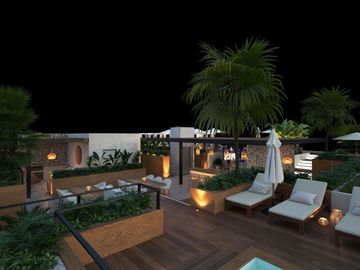 Departamento a 230 metros de la playa, en pre-construccion-Playa Santa Cruz, alb